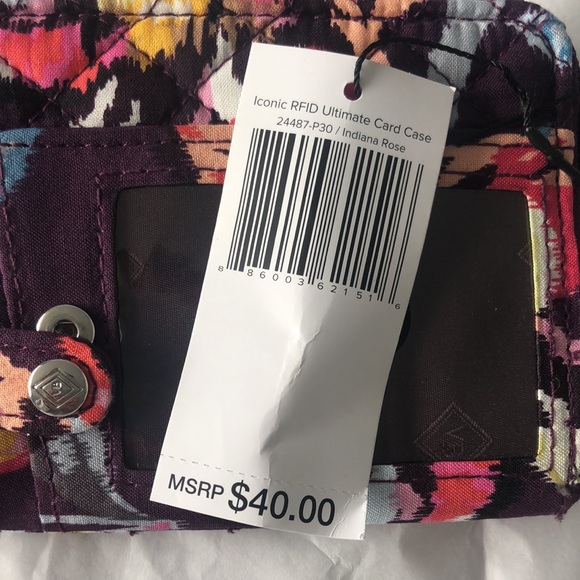Vera Bradley Bags Vera Bradley Iconic Rfid Ultimate Card Case